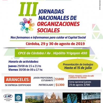 III Jornadas Nacionales de Organizaciones Sociales