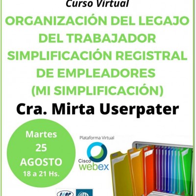 Organización del Legajo del Trabajador - Simplificación Registral de Empleadores