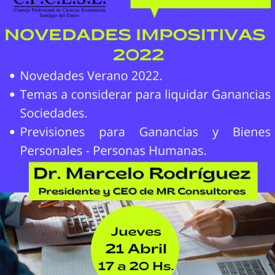 Novedades Impositivas 2022