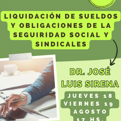 Liquidación de Sueldos y Obligaciones de la Seguridad Social y Sindicales