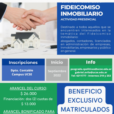 Fideicomiso Inmobiliario - UCSE