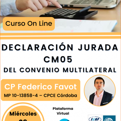 Declaración Jurada CM05 del Convenio Multilateral