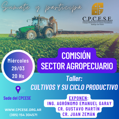 Cultivos y su Ciclo Productivo