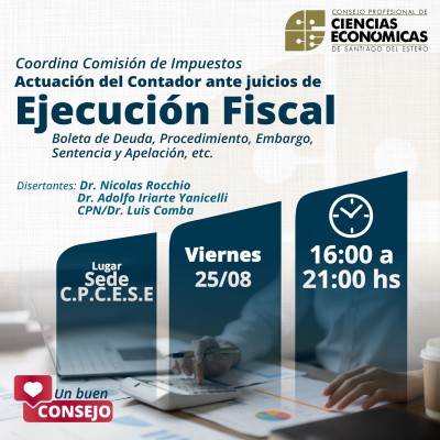 Actuación del Contador ante juicios de Ejecución Fiscal