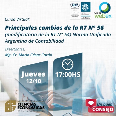 Principales Cambios de la RT 56 Norma Unificada Argentina de Contabilidad