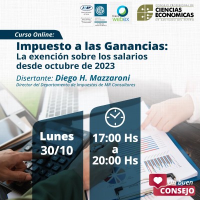 Impuesto a las Ganancias - La exención sobre los salarios desde octubre 2023