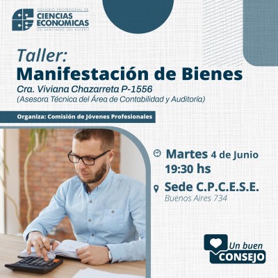 Comisión de Jóvenes Profesionales: Manifestación de Bienes