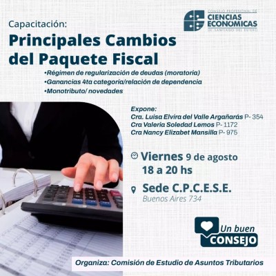 Principales Cambios del Paquete Fiscal