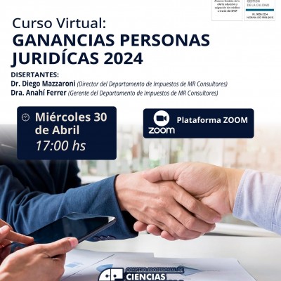 Ganancias Personas Jurídicas 2024